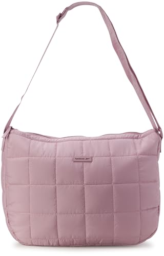 Reebok Womens Crossbody Bag - Oversized Quilted Puffer Tote Bag for Women, Large Shoulder Purse for Gym Travel & Everyday Use