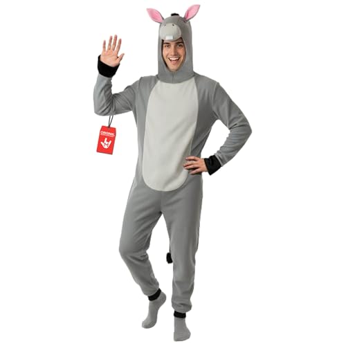 Morph Donkey Costume Adult Donkey Jumpsuit For Men Animal Jumpsuit For Adults Halloween Costumes For Men Large