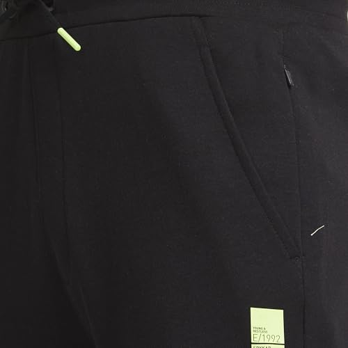 Image of Spykar Men's Mid Rise Fitted Track Pants