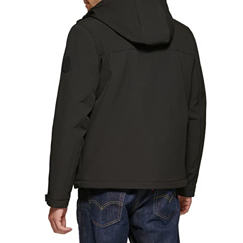 Image of Levi's Men's Soft Shell Two Pocket Hooded Trucker Jacket