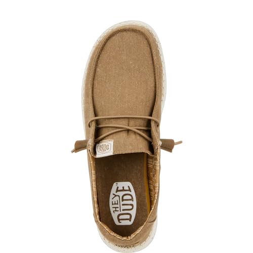 Image of HEYDUDE Women's Wendy Stretch Canvas Slip On Shoes | Easy On Loafer