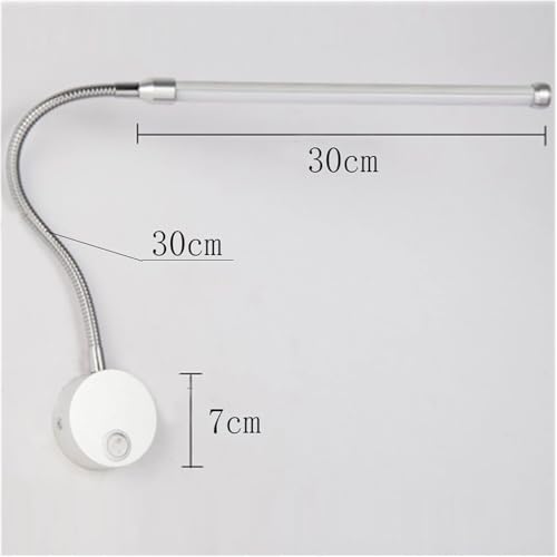 Lámpara de pared con ángulo ajustable 360 y luz LED de 6W eficiente 2