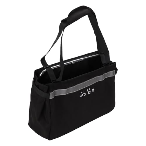 Yosoo Health Gear Panier Avant de Vélo, Sac de Panier de Vélo en Polyester avec Cadre en Alliage d'aluminium, Installation en 10 Secondes, Grande capacité, Conception étanche, pour Les Déplacements