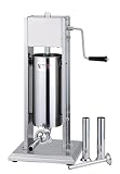 EISEN Maquina embutidora Profesional de embutir rellenadora enchidora Manual chorizos Salchichas morcillas 5 litros Vertical