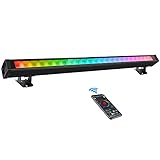 LED Stage Wash Light Bar - OPPSK 72W 24LEDs RGB IP65 Waterproof Wall Wash Light Bar with APP Control