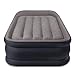Intex Dura-Beam Standard Series Deluxe Pillow Rest Raised Airbed w/ Soft Flocked Top for Comfort, Built-in Pillow & Electric Pump, Bed Height 16.5