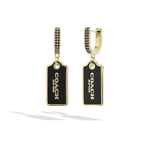 COACH Hangtag Drop Earrings