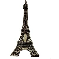 Imán personalizado de madera con forma de torre Eiffel, para