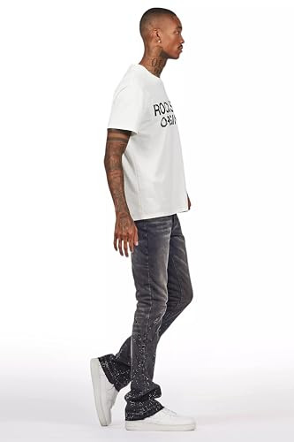 Men's Machete Stacked Flare Jean3