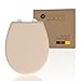 Produktbild instmaier Toilettendeckel mit Absenkautomatik | Bahama-Beige | Made in Germany | ovale Form | Toilettensitz aus Duroplast | Leicht abzunehmende Toilettenbrille | WC-Sitz stabil bis 250kg