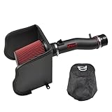 EVIL ENERGY Cold Air Intake Compatible for 2016-2023 Toyota Tacoma 3.5L, Includes Heat Shield & Pre-Filter, Black