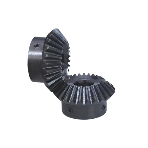 Bevel Gear Pinion Hardware Mechanical 1Pcs 1Mod 20/25Tooth Carbon Steel Straight Bevel Gear Ratio 1:1 Hole 6/8/10/12mm Mechanical Transmission Gear(6mm-30 Teeth)