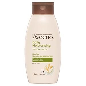 Aveeno Daily Moisturising Light Fragrance Gentle Scent Body Wash Nourish Hydrate Normal Dry Sensitive Skin PH-Balanced
