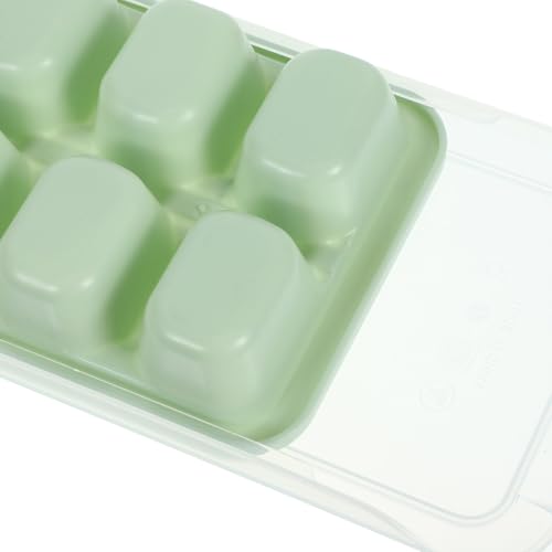 2 cubeteras reutilizables con tapa color verde miniatura 6