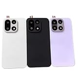SHOWGOOD for Oneplus 15 One Plus Battery Back Cover Repair Replace Door Phone Rear Case + Camera Lens (White)