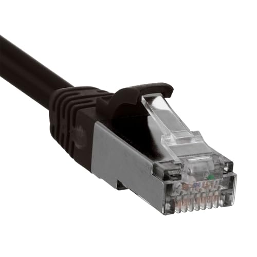 Cable Patch Ethernet CAT6 NavePoint 7 Ft Negro 5 Pack miniatura 4