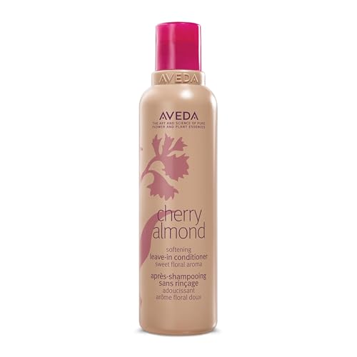 Aveda Cherry Almond Après-shampooing Doux Sans Rinçage | Démêlant et protecteur thermique | Anti-frisottis | Pour cheveux normaux à secs | 98% d'origine naturelle*, 200 ml