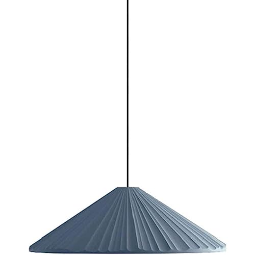 Candelabro de resina E27 azul de 21cm y lámpara colgante para hotel bar y dormitorio