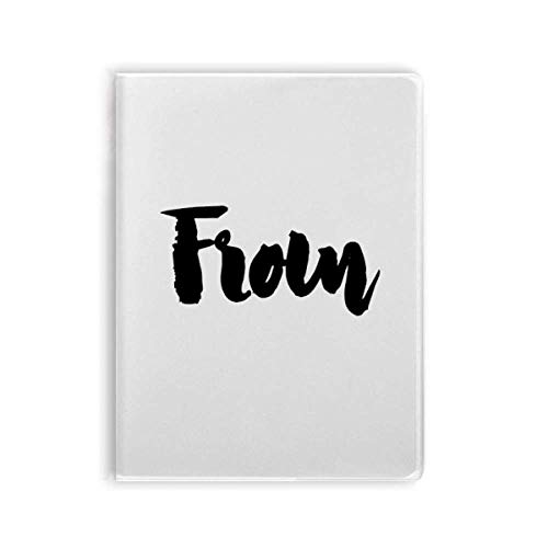 Carnet de notes élégant anti-bavure avec reliure souple qui reste à plat
