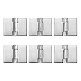 Lo Que Obtienes: El paquete incluye 6 piezas de bisagras soldables con 25 x 32 x 1.5mm/1 x 1.26 x 0.06pulgadas(L*A*G) en tamaño total 6.3mm/0.25pulgadas en diámetro exterior del núcleo del eje