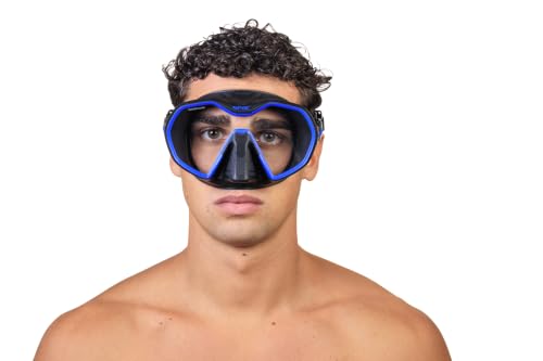 Máscara de buceo monocristal SEAC Icona sin marco de gran campo visual 6