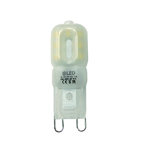RLED 50+739-25-300 Bombilla, LED, G9, Regulable, 2.5 W, Blanco, 4.8 x 1.6 cm Cover
