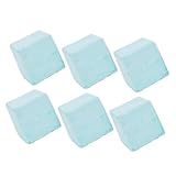 GARVALON 6 Stück Teiliges Mineral Kauspielzeug mit Calcium für Hamster Meerschweinchen Kaninchen Natürlicher Langlebiger Backenzahnstein Fördert Zahngesundheit Schützt Möbel vor