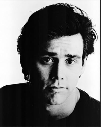 Posterazzi Jim Carrey Headshot Black And White Photo Print (8