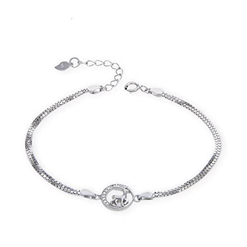 Bracelet en argent 925 cœur et bois de cerf, bijou d'exception raffiné