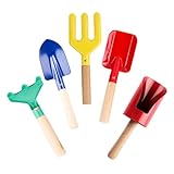 Parliky Juego de Herramientas de Jardinería, Colorido Set de Jardín para Plantar Flores y Huerto Infantil al Aire Libre
