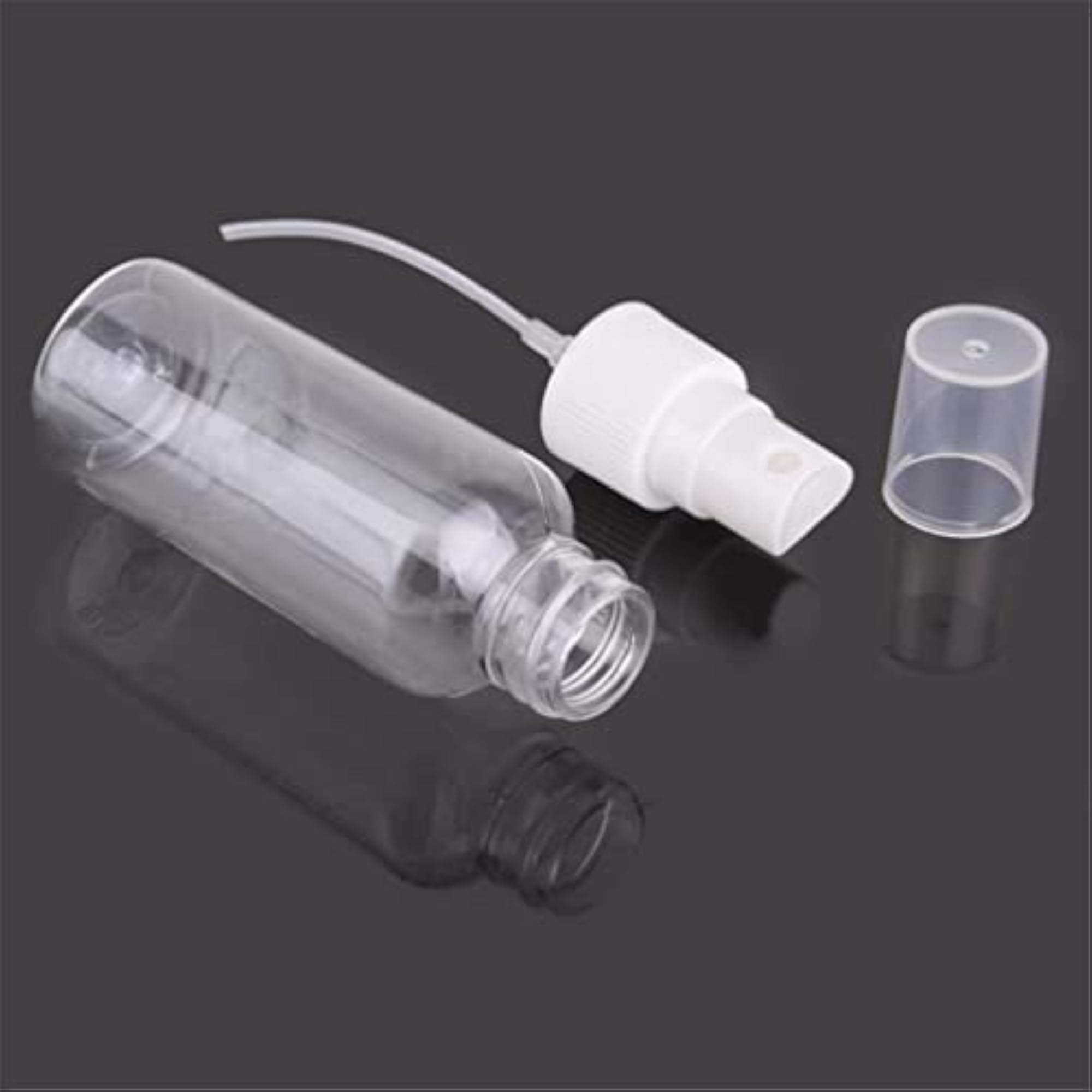 Pack of 6 Travel Mini Plastic Transparent Makeup Containers