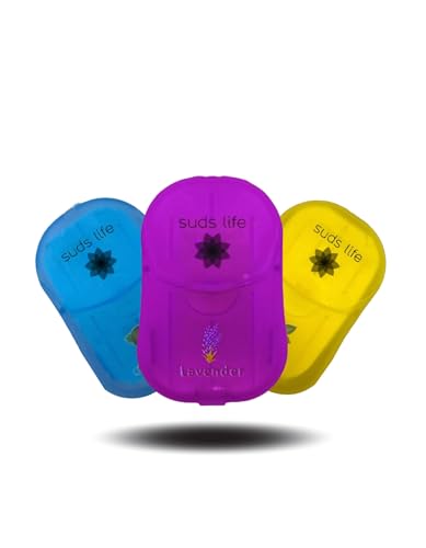 SudsLife Paper Soap Sheets (150 sheets) Pack of 3 (Pack of 3, Mixed)