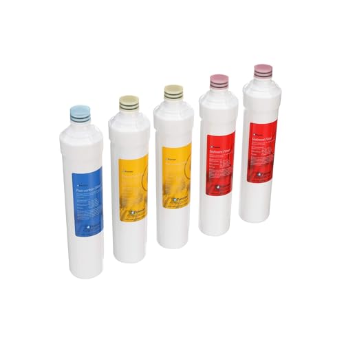 Image of Watts Premier Annual RO Pure 5-Pack Filtration Kit for Pure Plus /Zero Pure Plus Reverse Osmosis System, Push Button Water Filter Replacement, 2 Sediment Filters, 2 Carbon Pre-Filters, 1 Post-Filter