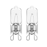 W10709921 Microwave Oven Light Bulbs G9 Compatible with Whirlpool/Kitchenaid/Jennair/Maytag Replace for W10208564 W10112515 AP5983626 PS11722423...