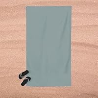 Telo Mare Microfibra 90x165 Cm Con Elastico - Leggero, Ascigatura Rapida, Tinta Unita - Per Spiaggia E Piscina - Foto 7