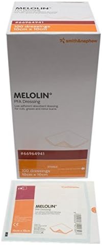 Melolin 5x5 cm Treatment Dressings - Pack of 100 by Melolin