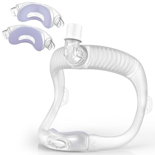2026 Upgraded Set for AirFit N30i for AirTouch N30i Includes 2 Fabric Nasal Cushions Masks (Wide) Noise-Reducing CPAP Supplies