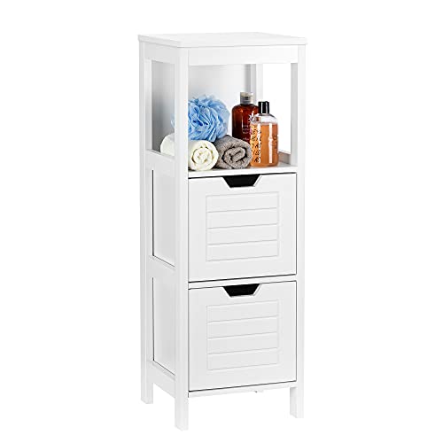Zenoddly Bathroom Storage Cabinet With Drawers And Shelves, White Bathroom Cabinet Bathroom Towel Storage, Versatile Wooden Accent Cabinet For Bathroom Laundry Room Entryway Kitchen Pantry #TOP30