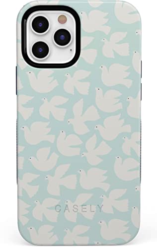 Casely Iphone 12 Pro Max Case | Love Birds | White Doves Case | Compatible With Magsafe #TOP15