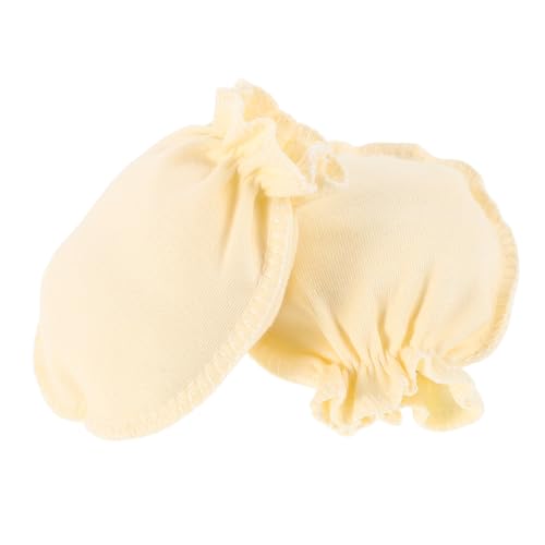 Didiseaon Newborn Scratch Gloves Hand Mittens for Toddlers Winter Warm Mittens Elastic Protector Mitts for Sleep Bath