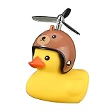 Povanjer Vélo Lumières Cloche Vélo Cloche Classique Vélo Cloche Mignon Canard Guidon Cloche Lumière Corne Lampe Dessin Animé Canard Tête Lumière Brillant Canard Vélo Cloches