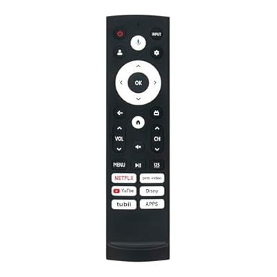 ERF3AF90H Replacemrnt Voice Remote Control Fit for Hisense ULED 4K UHD Smart TV 100QD7N 65U8K 75U8K 85U8K 85U7K 100U8K 55U7K 65U7K 75U7K 65QD7N 75QD7N 85QD7N 100U76N 40A4K, with Voice Function