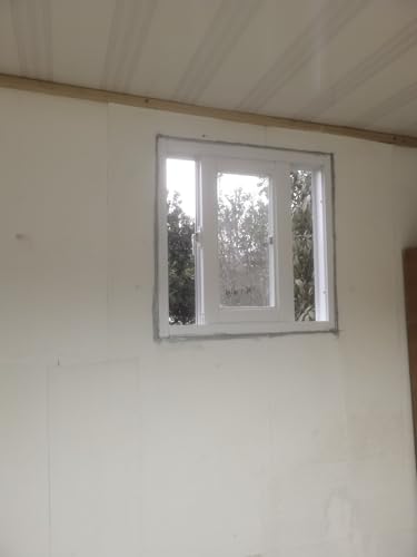 WLCGYD Ventanas para Mobile Home Ventana Corrediza Horizontal Pequeña De Color Blanco para Sótano, con Montaje Empotrado para Cobertizo, Contraventanas con Mosquiteros(WxH 24x16in/60x40cm)