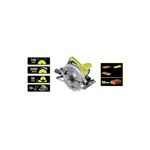 Pack RYOBI Scie circulaire RCS1400 G 66mm guide de coupe RAK03SR - vue 5