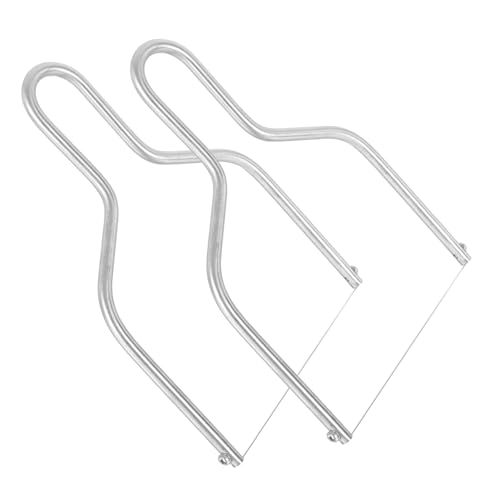 FUNOMOCYA 2pezzi Tagliatorte Portatili in Acciaio Resistente Affettatrici Per Torte e Frutta Utensili Da Cucina Per Uso Domestico