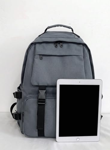 Image of Glowic Spacious Backpack with Compartments for 15-Inch Laptop, Books, Headphones, Phone, Wallet, and Water Bottle - Ideal for Daily Use