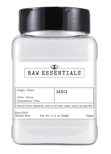 Raw Essentials MSG - Savory Flavor Enhancer - Used in