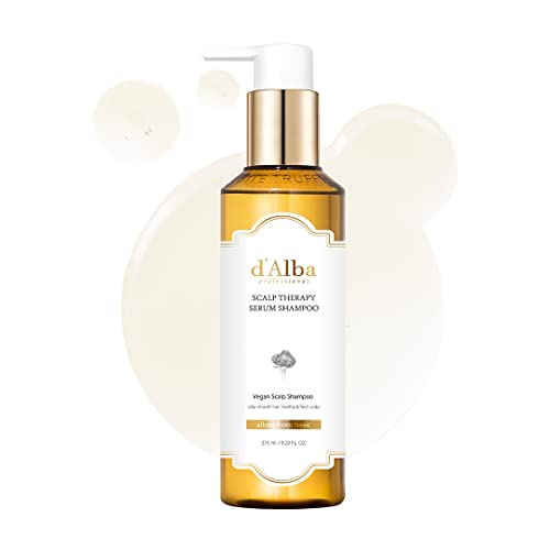 dalba Piedmont Professional Repairing Scalp Therapy Serum Shampoo 275ml, Mild and Vegan Formula, Gentle Hair and Scap Treatment