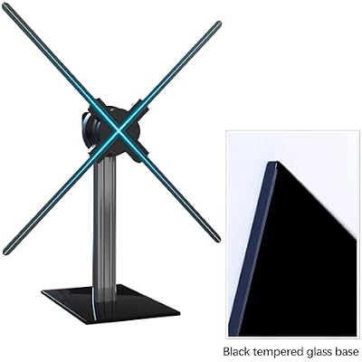 3DhologramFan Stand and Multi-Function Base,3d Holographic stand Suitable for 27.5 Holographic Projector or Smaller Fans