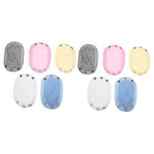 HAPINARY 10 Piezas De Extensores De Sudadera Con Capucha Para Bebé, Extensores De Mono Con Broches, Extensores De Mono Para Bebé Niño, Extensores De Pantalones, Extensores De Cintura,